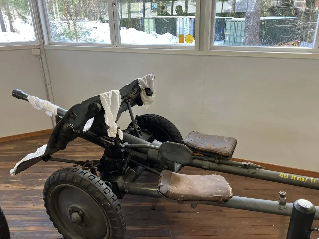 Bofors 37mm Gun at Parola Tank Museum, Finland